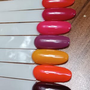 MIZO ESMALTES SEMIPERMANENTES ROJIZOS Y ANARANJADOS