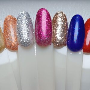 MIZO ESMALTES SEMIPERMANENTES CON GLITTER