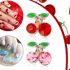 DECO UÑAS CEREZAS X12