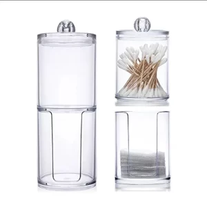 ORGANIZADOR HISOPOS Y PADS ALGODON ACRLICO