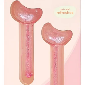 HEART SHAPED ICE GLOBES X2