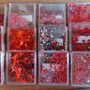 DECO UÑAS CAJITA X COLOR