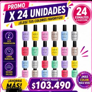 MELINE ESMALTES PROMO X24