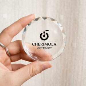 CHERIMOYA VIDRIO PORTA PEGAMENTO