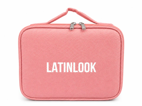 LATINLOOK MALETIN ROSA ORG 7 DIVI Y BOLSO