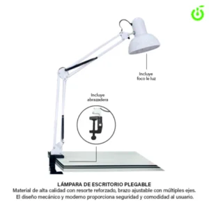 COLDROSE LAMPARA ARTICULADA DE ESCRITORIO